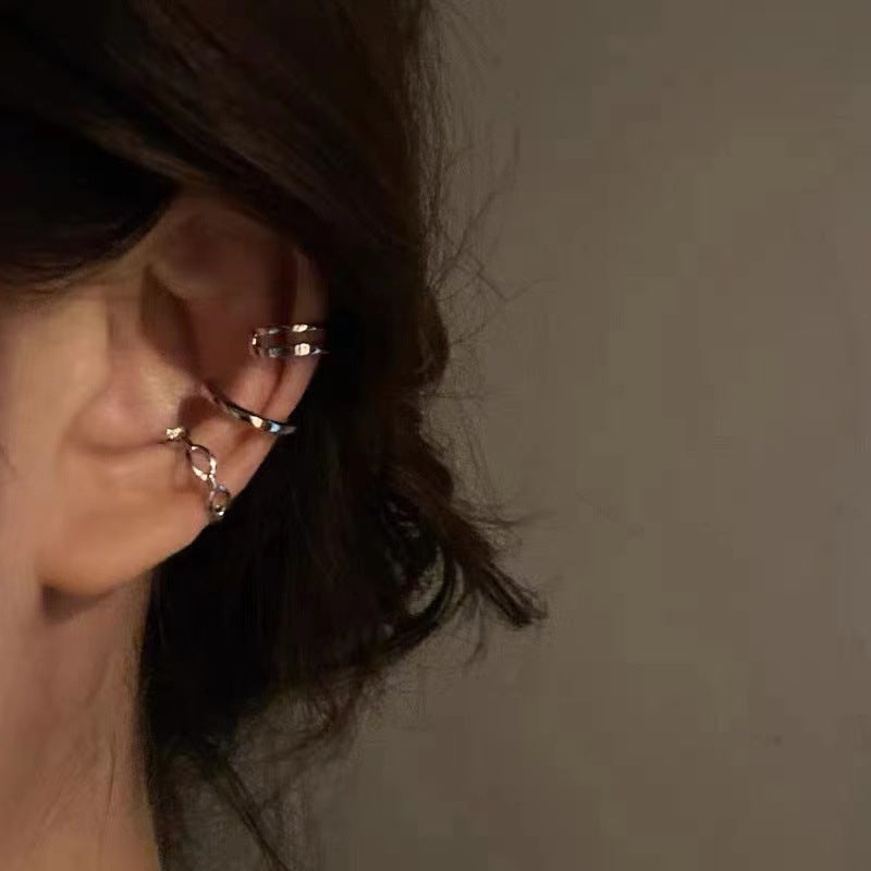 Without Pierced Female Sweet Cool Personality Ear Clip