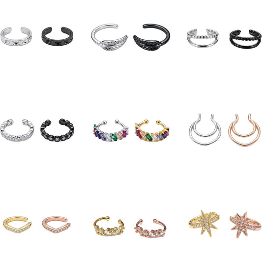Copper Light Luxury Personality Unique Irregular Ear Clip