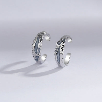 Women's & Men's Haze Blue For Affordable Luxury Fashion Simple Geometric Ear Clip