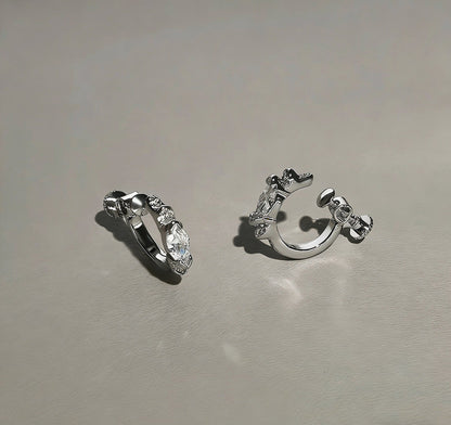 Women's & Men's Eye Trendy Hip Hop Zircon Design Ancient Ear Clip