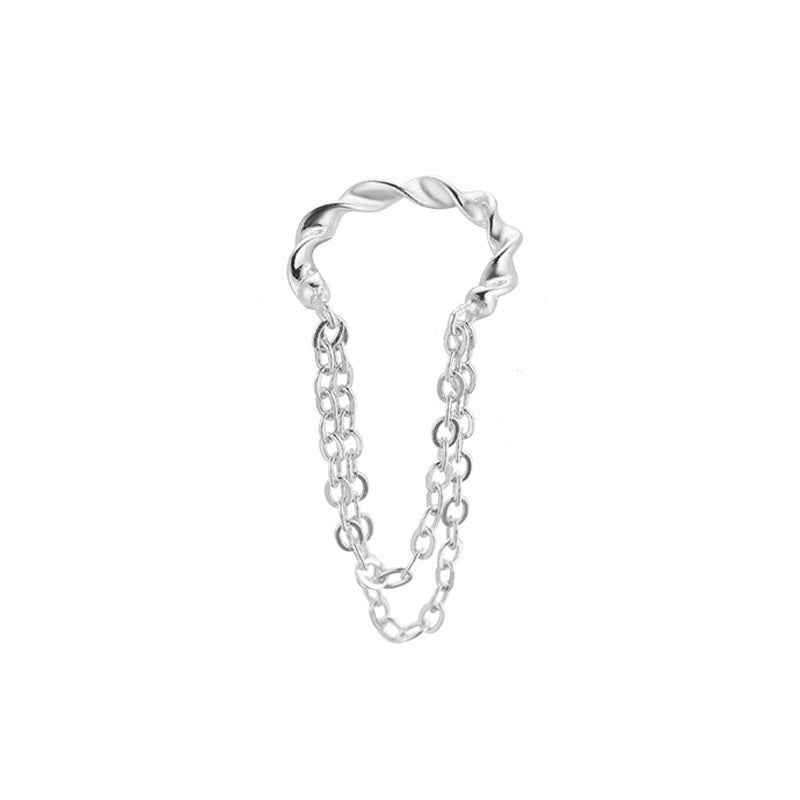 Simple Chain Single Personalized Temperamental Tassels No Pierced Fairy Ear Clip