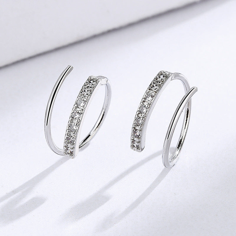Women's Korean Trendy Simple Design Spring Ear Clip