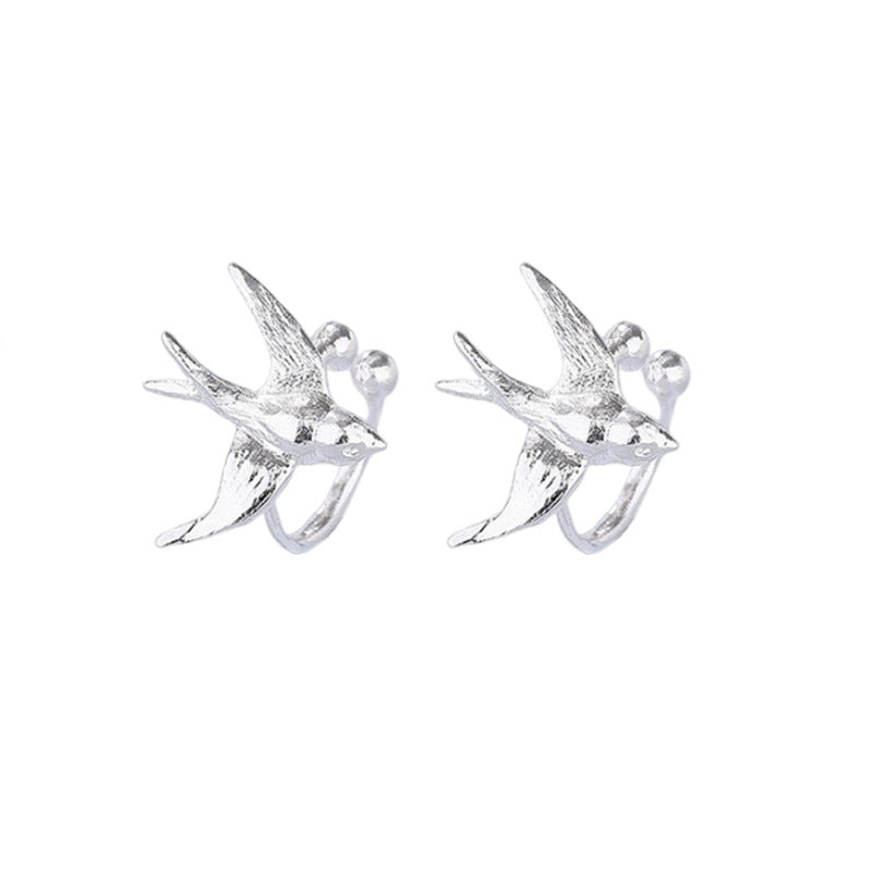 Classy Flying Bird Middle Ancient Animal Earrings