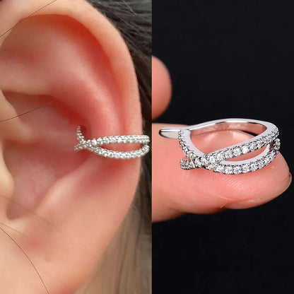 Unique Fashion Butterfly Flowers Inlaid Zircon Rings