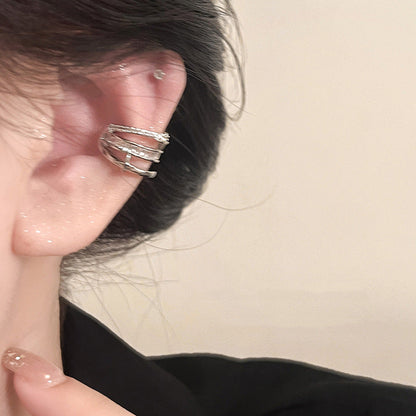 Embedded Star Without Pierced Female Temperament Personality Shining Starry Super Earrings