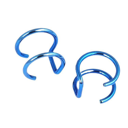 Personalized Trendy Stainless Steel Double Cartilage Geometric Ear Clip