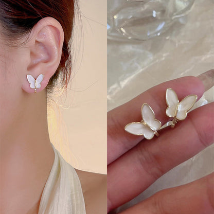 Hot Pearl Without Piercing Advanced Sense Mosquito Coil Simple Metal Ear Clip