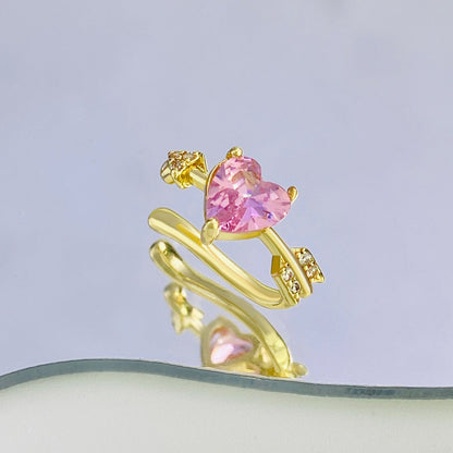 Exaggerated Shaped Water Drop Texture Earings Ear Clip