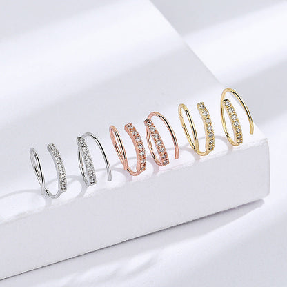 Women's Korean Trendy Simple Design Spring Ear Clip