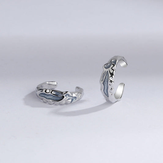 Women's & Men's Haze Blue For Affordable Luxury Fashion Simple Geometric Ear Clip