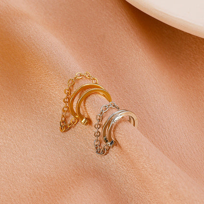 Simple Chain Single Personalized Temperamental Tassels No Pierced Fairy Ear Clip