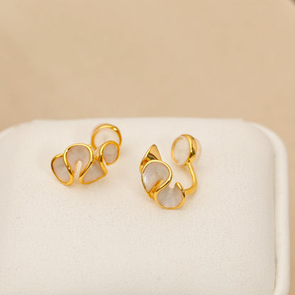 Flower Silicone Female Cute Sweet Personality Earrings