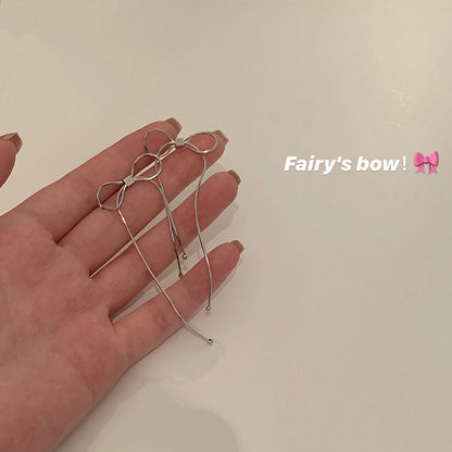 Bow Trendy High-grade Tassel Female Korean Rings