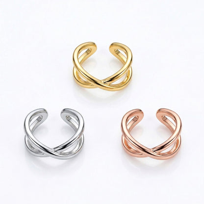 Copper Light Luxury Personality Unique Irregular Ear Clip