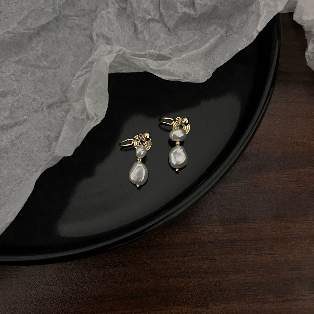 Hot Pearl Without Piercing Advanced Sense Mosquito Coil Simple Metal Ear Clip