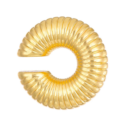 Exaggerated Shaped Water Drop Texture Earings Ear Clip