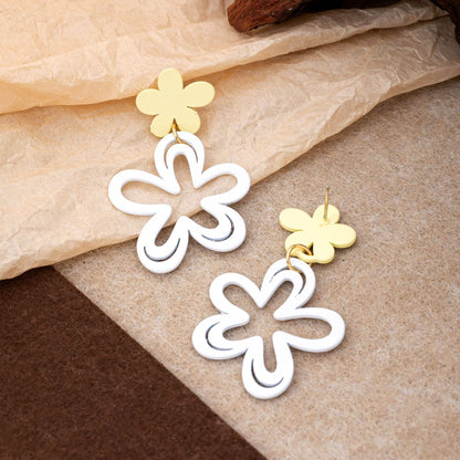 Dopamine Yellow Flower Sweet Beautiful Summer Ear Clip