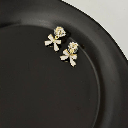 Women's Fairy Sweet Flower Earless Mosquito Coil Niche High-grade Ear Clip