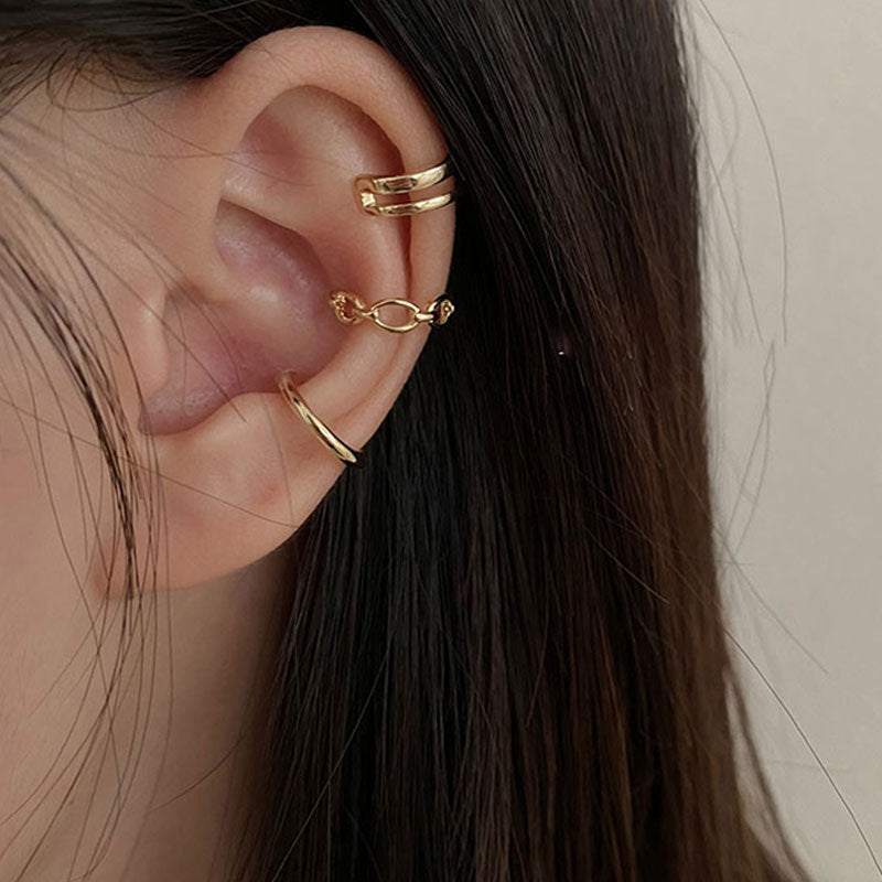 Bone Elegant High-grade Without Pierced Female French Style Ear Clip