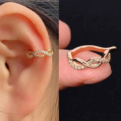 Unique Fashion Butterfly Flowers Inlaid Zircon Rings
