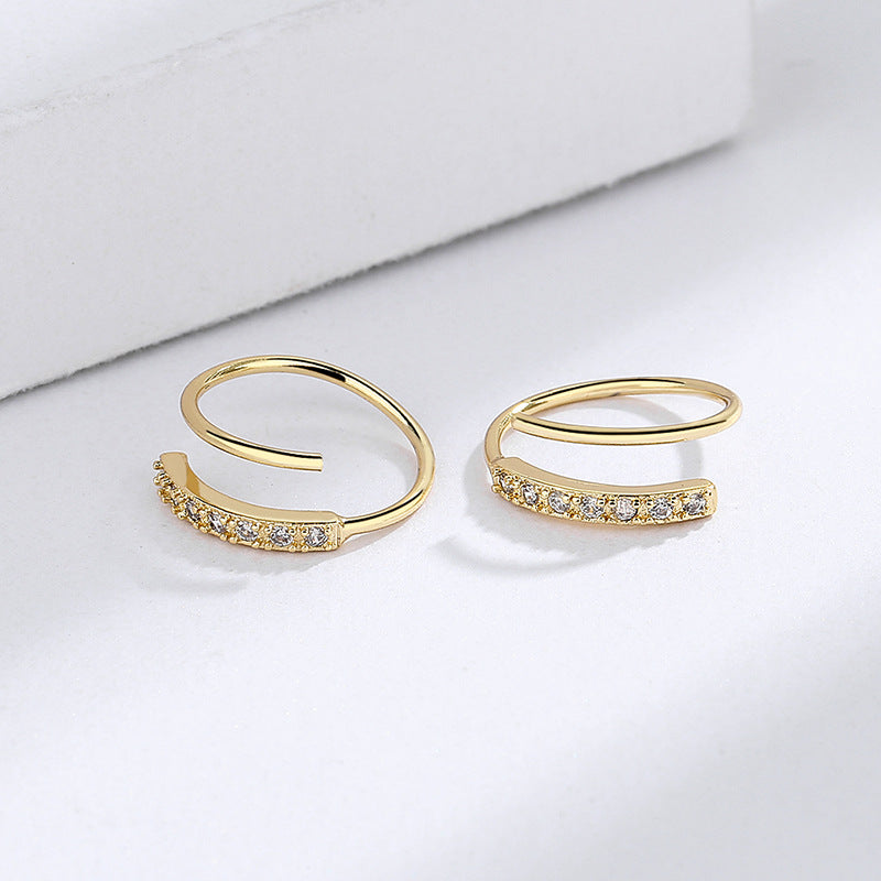 Women's Korean Trendy Simple Design Spring Ear Clip