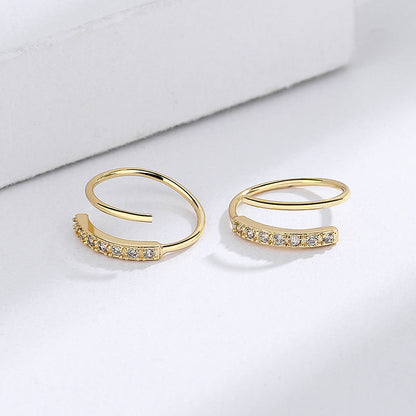 Women's Korean Trendy Simple Design Spring Ear Clip