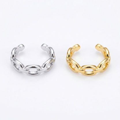 Copper Light Luxury Personality Unique Irregular Ear Clip