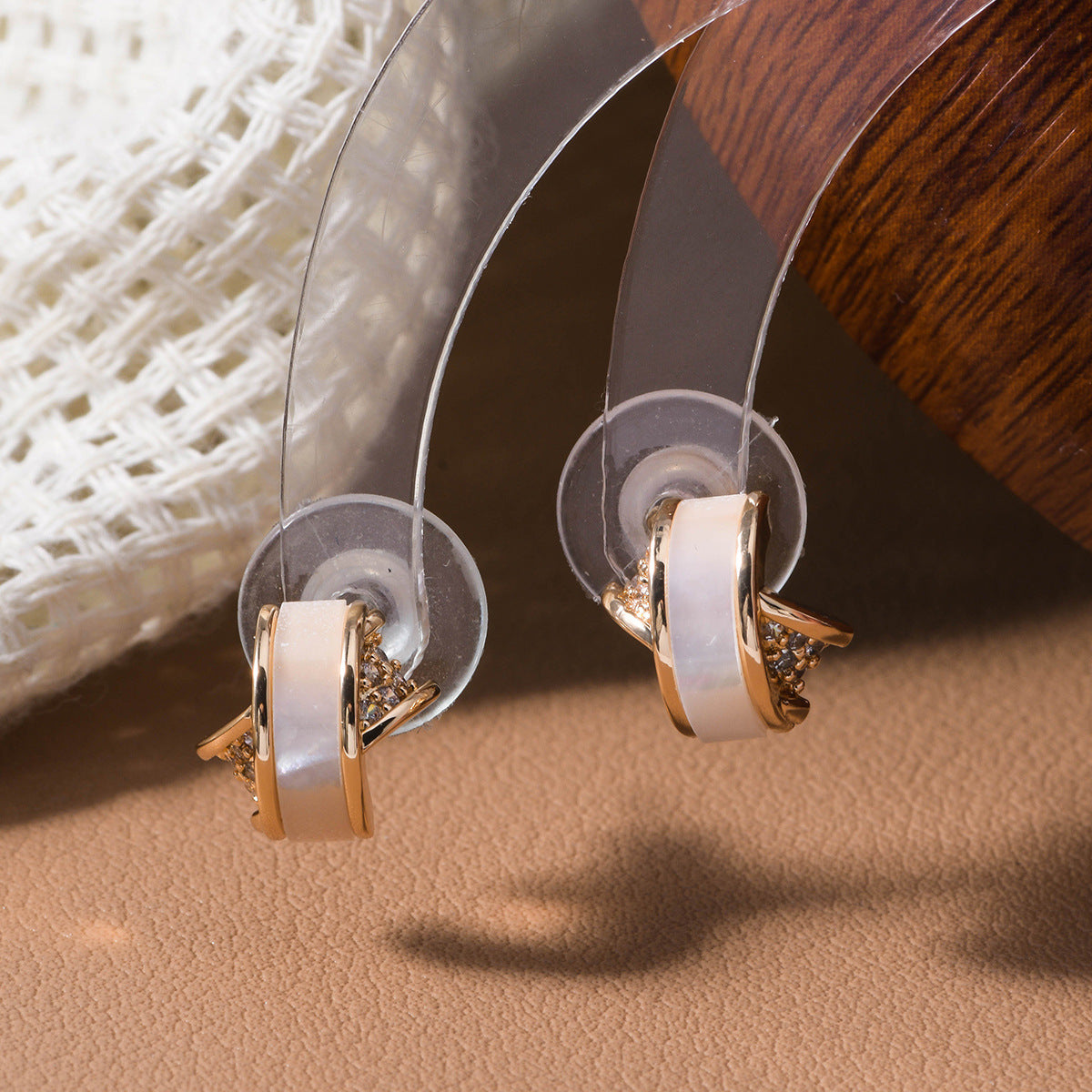 Cross Without Pierced Ears Light Luxury Temperament Design Mosquito Earrings