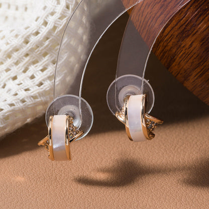 Cross Without Pierced Ears Light Luxury Temperament Design Mosquito Earrings