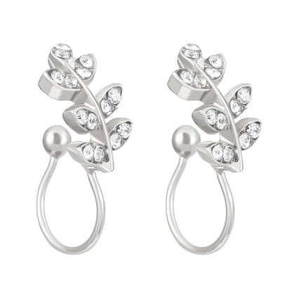 Exaggerated Shaped Water Drop Texture Earings Ear Clip
