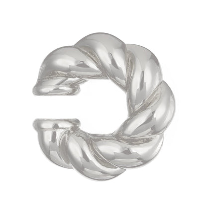 Exaggerated Shaped Water Drop Texture Earings Ear Clip