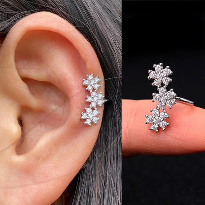 Unique Fashion Butterfly Flowers Inlaid Zircon Rings