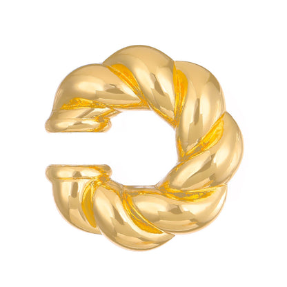 Exaggerated Shaped Water Drop Texture Earings Ear Clip