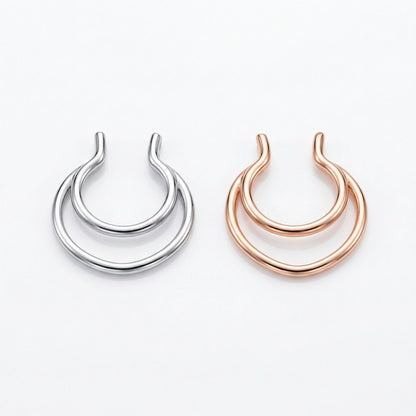 Copper Light Luxury Personality Unique Irregular Ear Clip