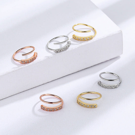 Women's Korean Trendy Simple Design Spring Ear Clip