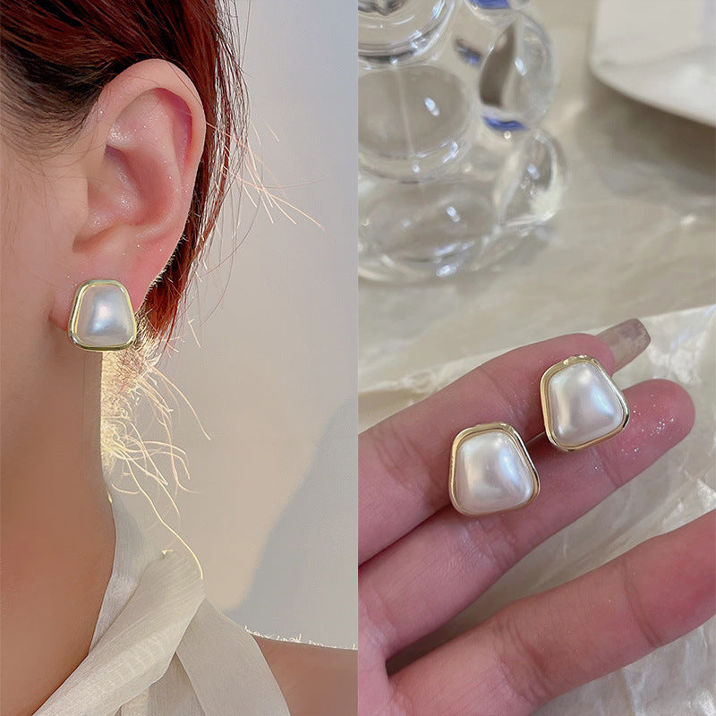Hot Pearl Without Piercing Advanced Sense Mosquito Coil Simple Metal Ear Clip