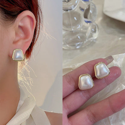Hot Pearl Without Piercing Advanced Sense Mosquito Coil Simple Metal Ear Clip