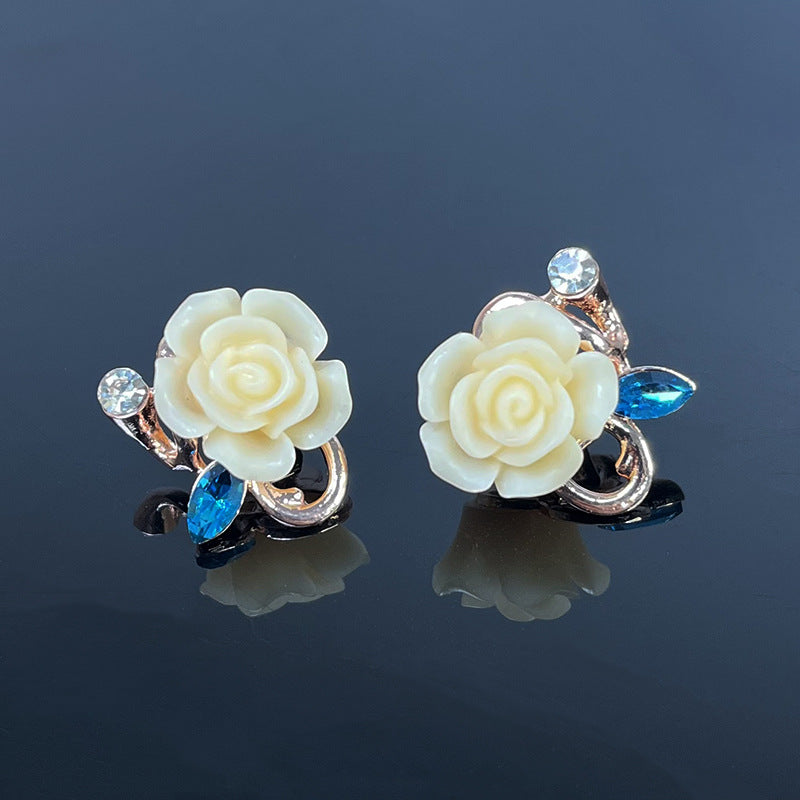 Hot Pearl Without Piercing Advanced Sense Mosquito Coil Simple Metal Ear Clip