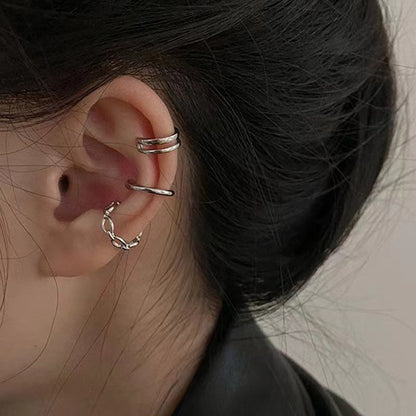 Without Pierced Female Sweet Cool Personality Ear Clip