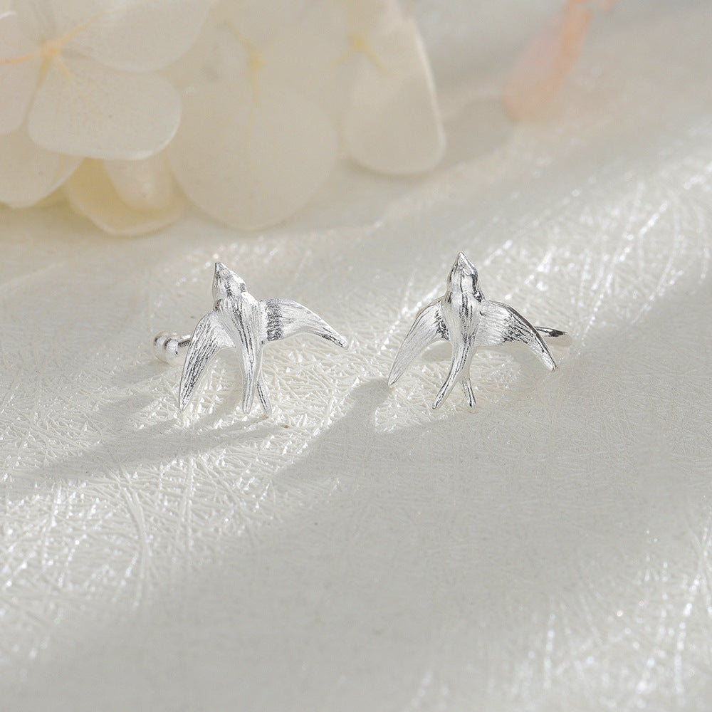 Classy Flying Bird Middle Ancient Animal Earrings