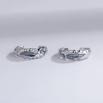 Women's & Men's Haze Blue For Affordable Luxury Fashion Simple Geometric Ear Clip