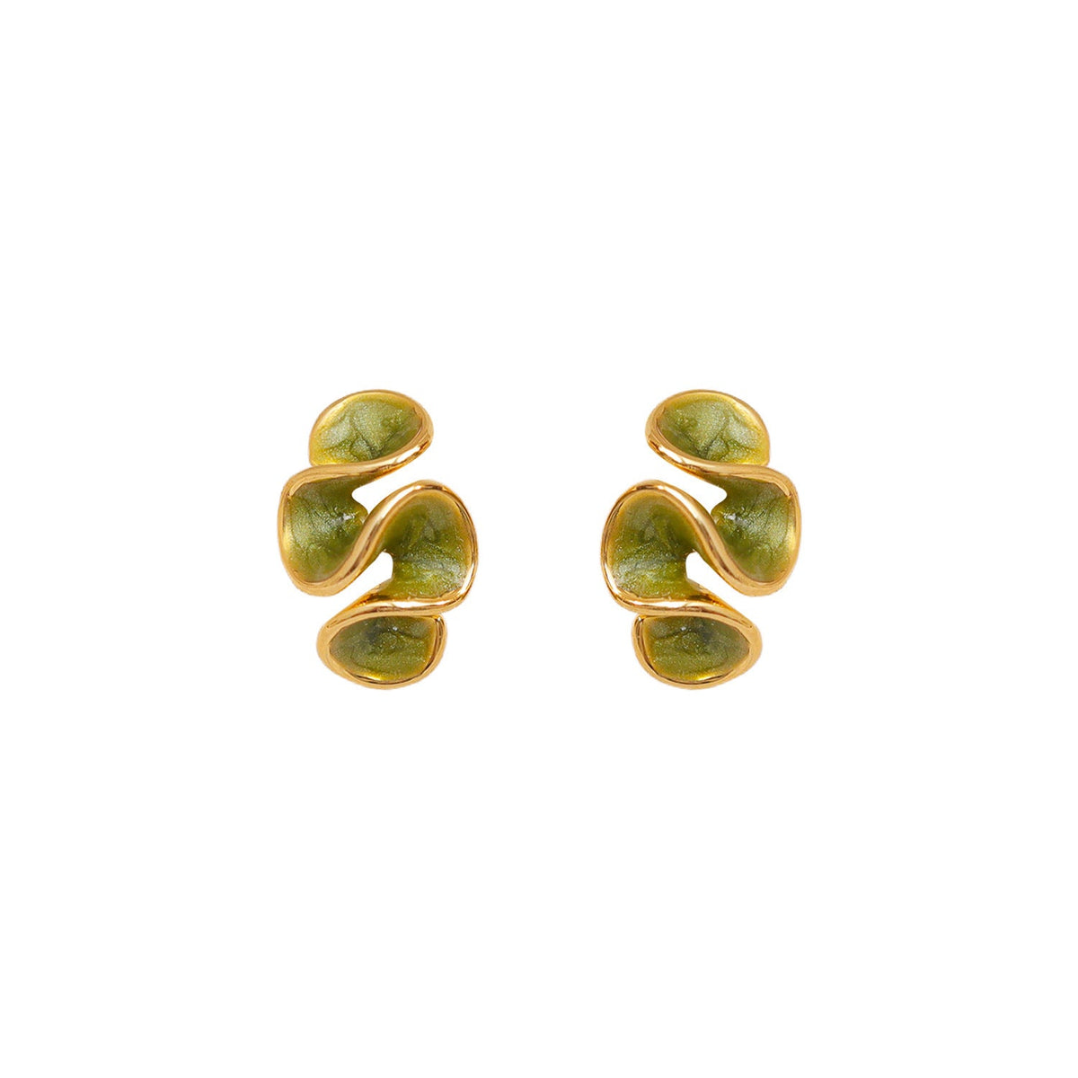 Flower Silicone Female Cute Sweet Personality Earrings