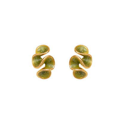 Flower Silicone Female Cute Sweet Personality Earrings