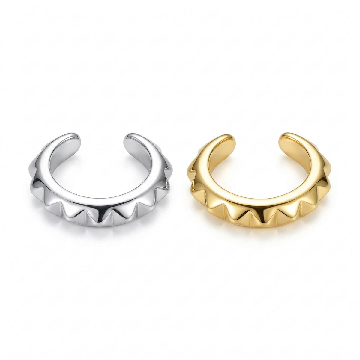 Copper Light Luxury Personality Unique Irregular Ear Clip
