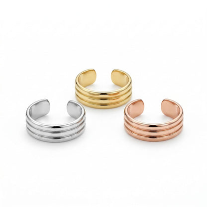 Copper Light Luxury Personality Unique Irregular Ear Clip