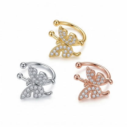 Copper Light Luxury Personality Unique Irregular Ear Clip