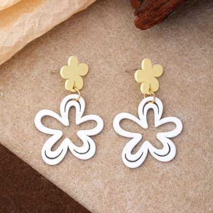 Dopamine Yellow Flower Sweet Beautiful Summer Ear Clip