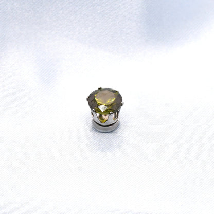 Color Super Flash Zircon Bone Nail Ear Clip