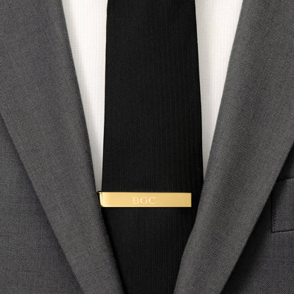 Wedding Party Gold Engravable Tie Bar