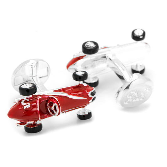 Vintage Race Car 3D Cufflinks
